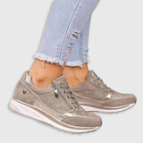 Ginette | Zip-Up Sneakers