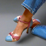 Zoey | Classy Pastel Strap Heels