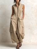 Frankie | Utility Cargo Jumpsuit