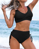 Laluna | Solid-color bikini set