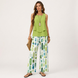 Maria - Sleeveless Two Piece Outfit