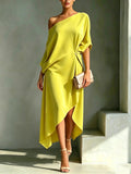 Sharon │ Elegant Asymmetrical Dress