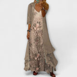Elegant Bryleigh Maxi Dress Two Piece