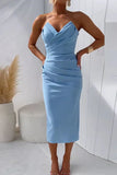 Chic Backless Midi Dress