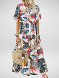 Boho Floral Maxi Dress
