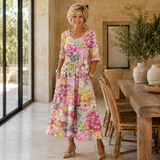 Harper | Floral Print Midi Dress
