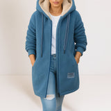 Cora | Hooded Fleece Zip Jacket