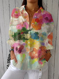 Elara Watercolor Dreams Blouse
