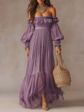 Elegant Long Dress Retro
