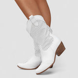 Willa | Cushioned Western Ankle Boots