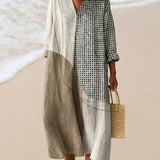 ELARA™ | ARTISTICALLY INSPIRED AUTUMN DRESS – Resort Collection