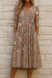 OLIVIA | Elegant V-Neck Dress
