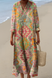 Harbor Light Virginia - Printed Summer Breeze Dress Summer Set