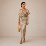 Copper Midi Dress | Women's Summer Dress