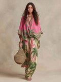 Marisol | Silk-Cotton Kimono Two-Piece Set