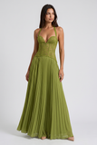 Charlotte - Pleated Skirt Lace Dress