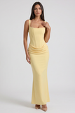 Harper - Flowing Satin Maxi Dress