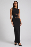 Brooke - Lace Up Maxi Dress