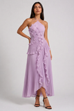 Emily - Pleated Ruffle Maxi Dress
