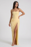 Emilia - Strapless Maxi Evening Dress