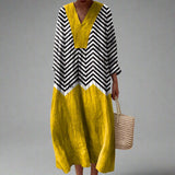 Harbor Light Juliana - Elegant Geometric Dress Holiday Wear