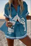 Baylor Modern Linen Two Piece