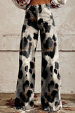 Cheetah Print Boho Elegant Pants
