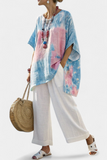 Elisea | Comfortable Relaxed Linen Top & Striped Bamboo Pants