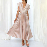 Coral Tide Marni™ | Timeless Pleated Midi Dress Coastal Collection