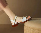 Amara | Buckled Flat Sandals