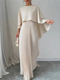 Batwing Sleeve Midi Dress