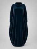 Sylvia | Velvet Maxi Dress With Pockets