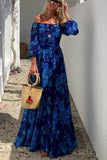 Luna | Long Dress with Floral Print