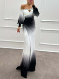 Customer Favorite Elysia | Gradient Off-Shoulder Evening Dress Season Highlight