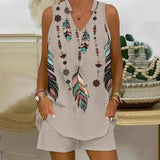 Vilma - Boho Lounge Set with Feathers