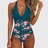 Florence – Elegant Women's V-Neck Swimsuit