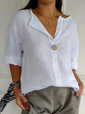 Rose | Relaxed V-Neck Top