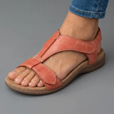 Clara | Adjustable T-Strap Flat Sandals