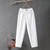 Elsie | Elastic Waist Ankle Pants