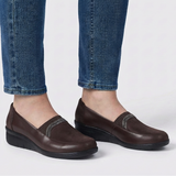 Eleanor | Slip On Wedge Loafers